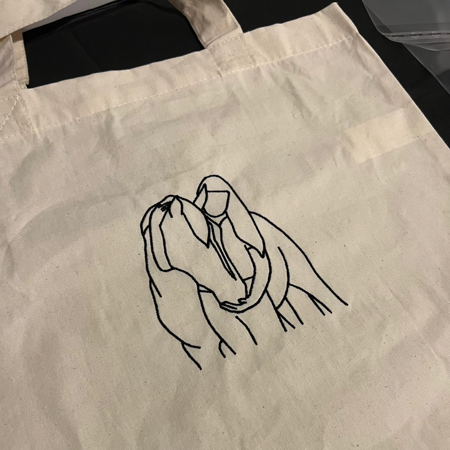 Line Art Tote Bag
