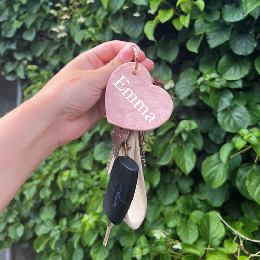Sleutelhanger met Naam - Hart
