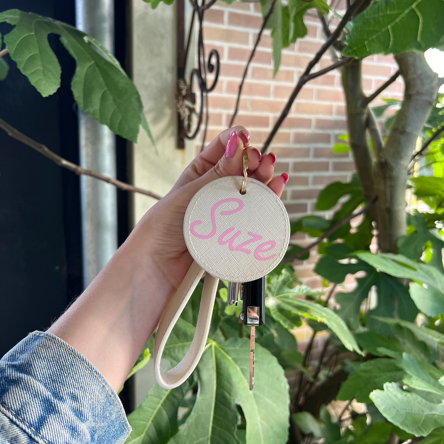 Sleutelhanger met Naam - Rond