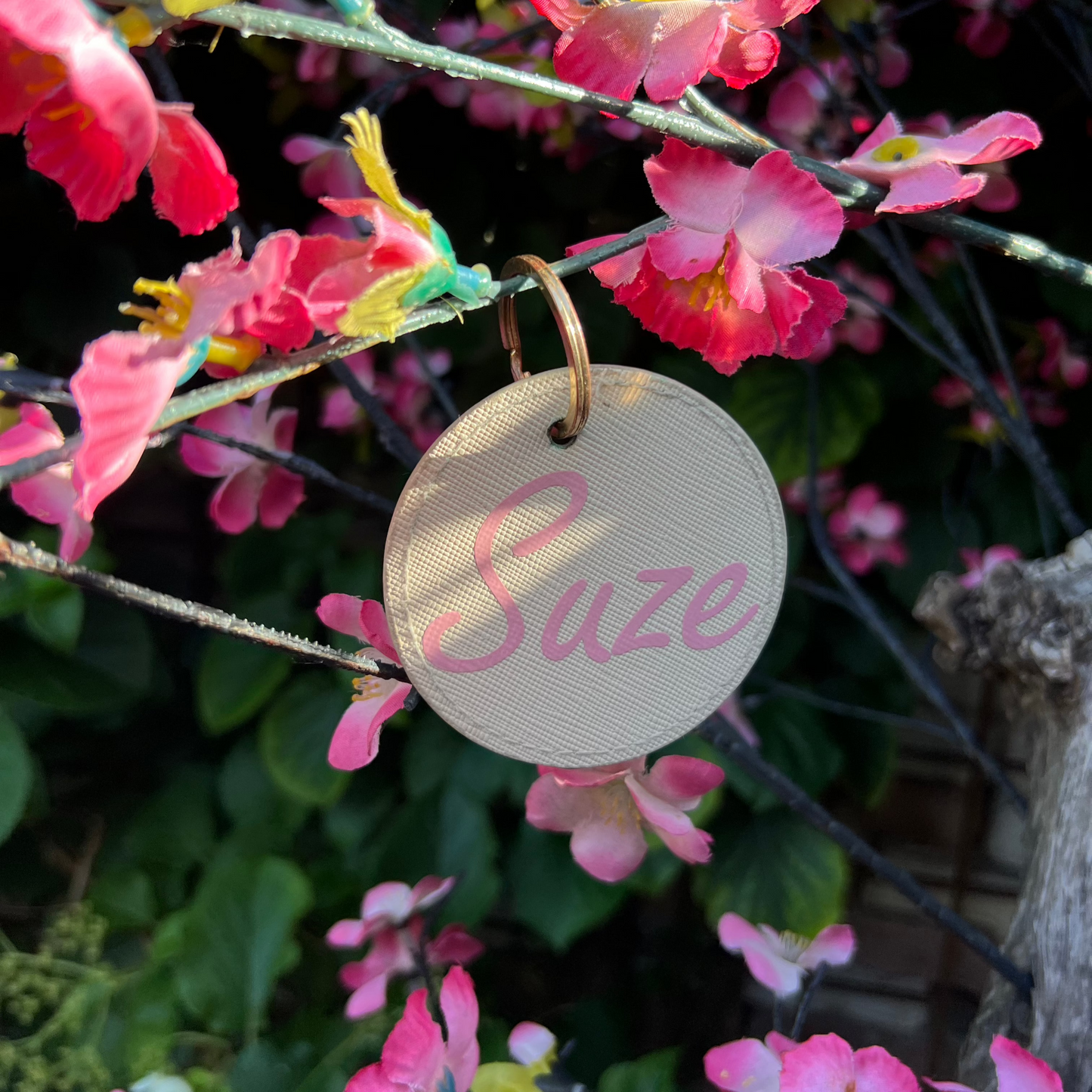 Sleutelhanger met Naam - Rond