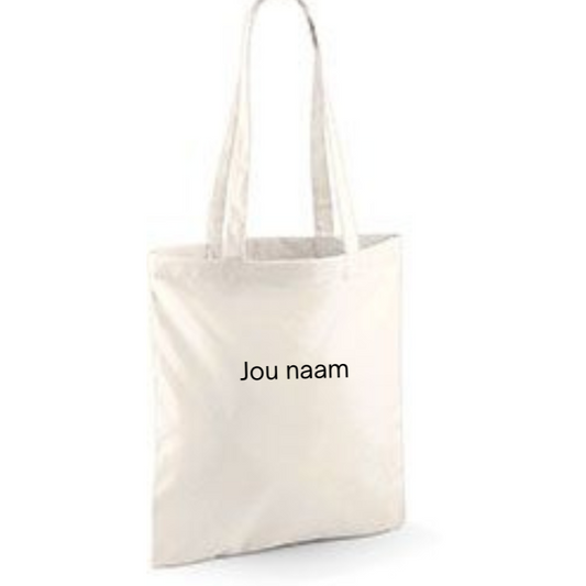 Tote bag met naam