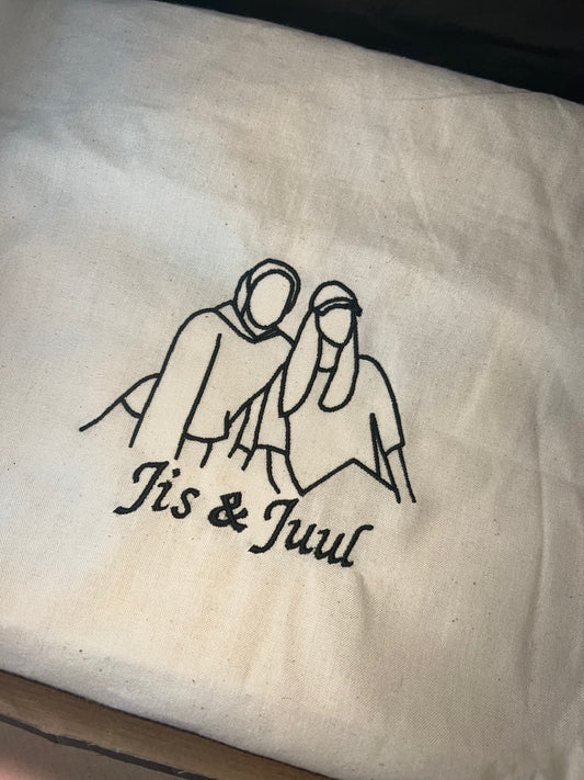 Line Art Tote Bag